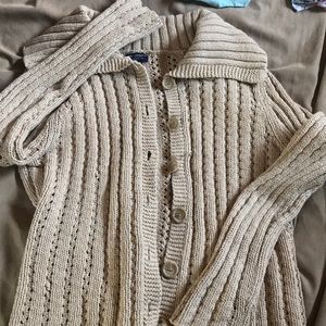 Knit button down cardigan
